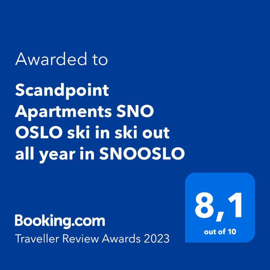 Scandpoint Apartments Oslo Ski In Ski Out All Year In Snooslo With Free Parking المظهر الخارجي الصورة